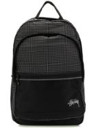 Stussy Checked Backpack - Black
