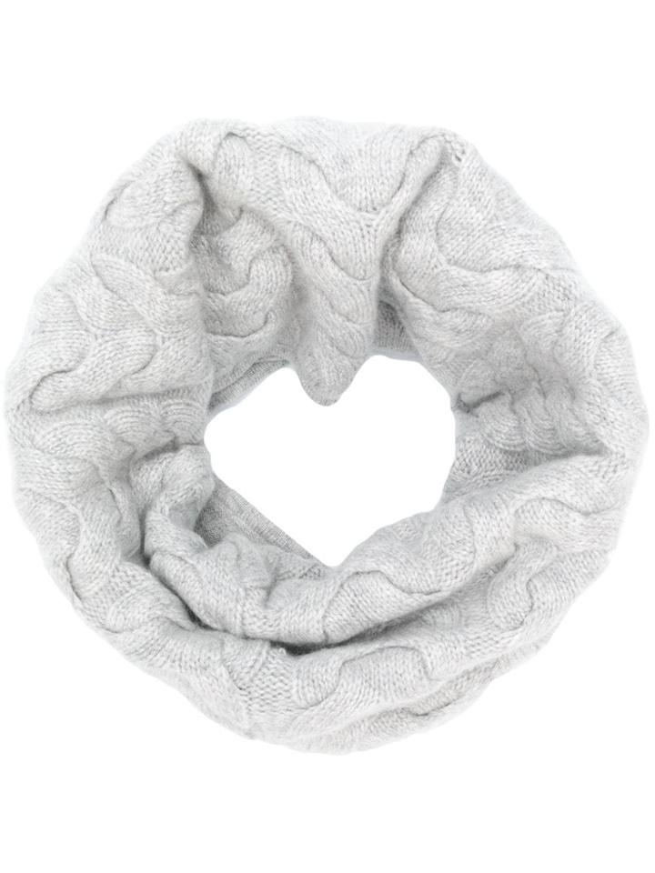 N.peal Cable Knit Snood - Grey