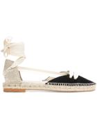 Manolo X Castaner Canvas Espadrilles - Black