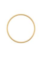 Maria Black Circle Rock Charm - Gold