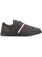 Moncler Tri Stripe Detail Sneakers - Grey