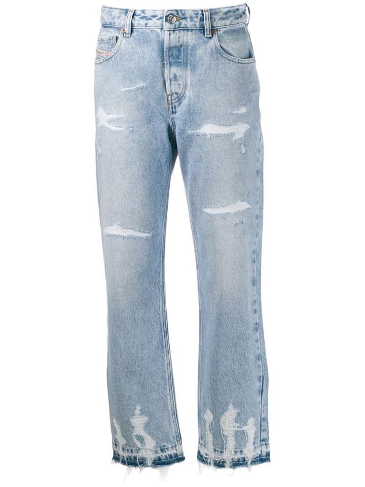 Diesel Distressed Denim Jeans - Blue