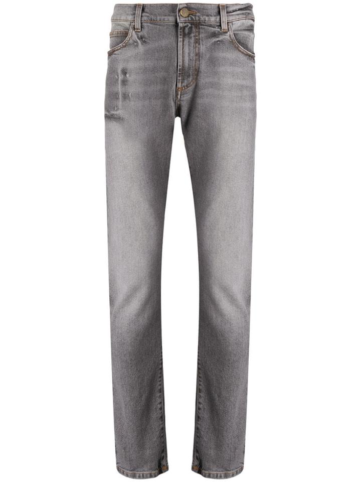 Paura Distressed Skinny Jeans - Grey