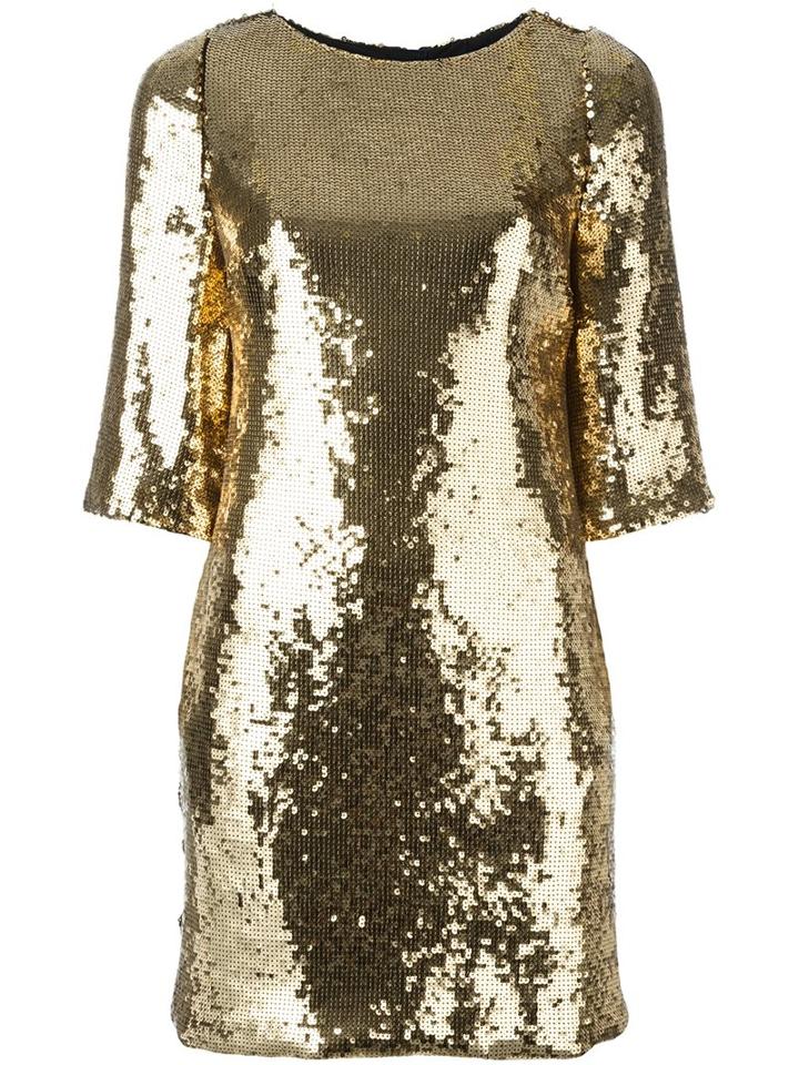 Marco Bologna Sequin Embellished Dress, Women's, Size: 42, Grey, Viscose/spandex/elastane/sequin