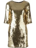 Marco Bologna Sequin Embellished Dress, Women's, Size: 42, Grey, Viscose/spandex/elastane/sequin
