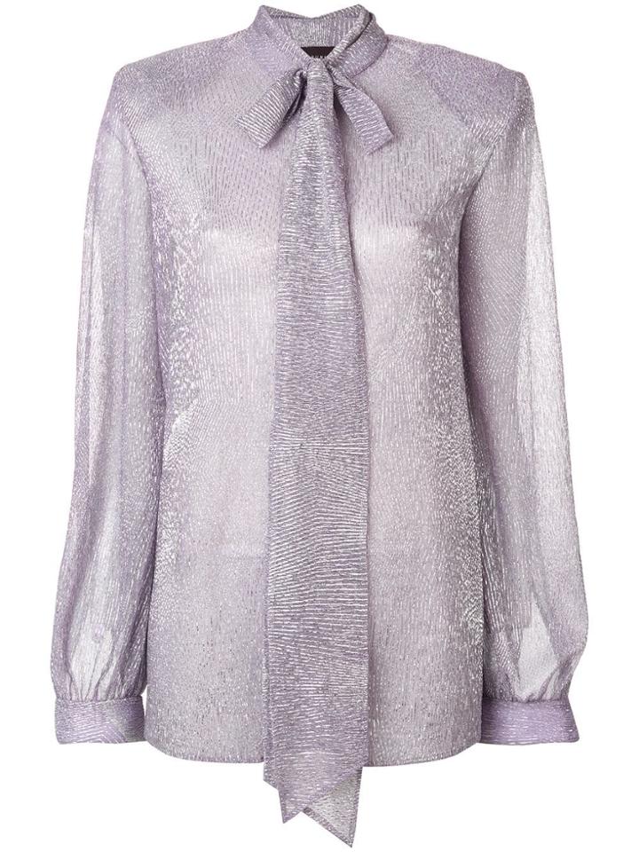 Talbot Runhof Raf Shirt - Purple