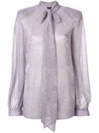 Talbot Runhof Raf Shirt - Purple