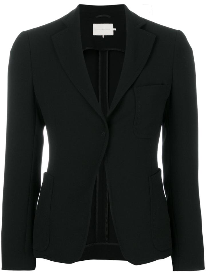 L'autre Chose Classic Fitted Blazer - Black