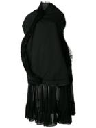 Comme Des Garçons Structured Midi Dress - Black