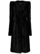 Tufi Duek Faux Fur Coat - Black