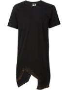 Comme Des Garçons Homme Plus Long Cut Out T-shirt, Men's, Size: Small, Black, Cotton
