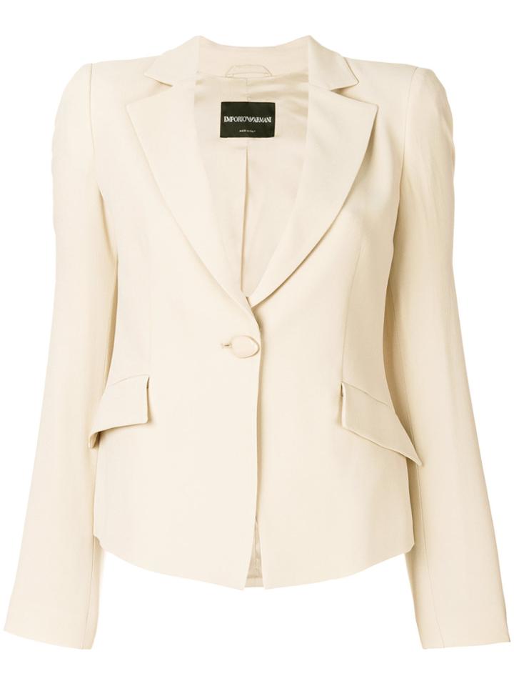 Emporio Armani Classic Blazer - White