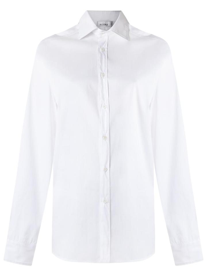 Amir Slama Oversized Shirt, Women's, Size: G, White, Elastodiene