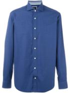 Hackett Diamond Print Shirt, Men's, Size: Xl, Blue, Cotton