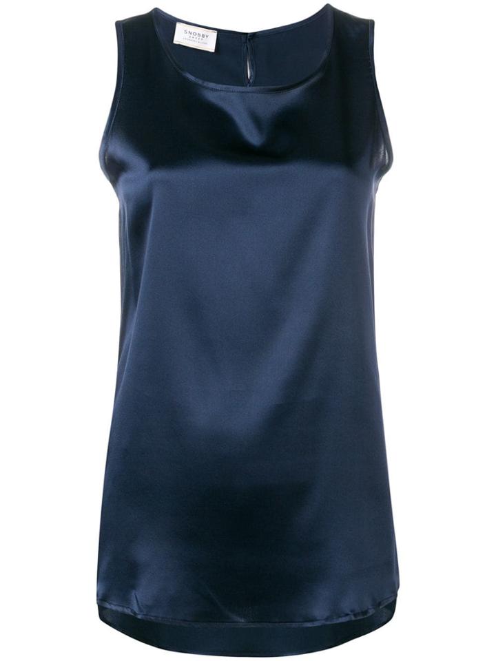 Snobby Sheep Scoop Neck Vest Top - Blue