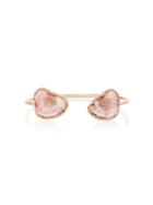 Kimberly Mcdonald Rose Gold Geode And Diamond Cuff - Metallic