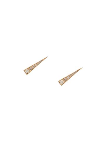Daou 18kt Yellow Gold Spark Diamond Earring