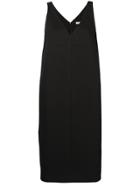 Toteme V-neck Sleeveless Dress - Black