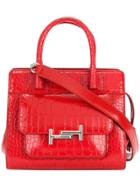 Tod's Double T Small Tote - Red