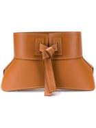Loewe Sculpted Waist Belt - Brown