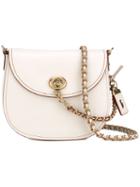 Coach - Turnlock Saddle Bag - Women - Leather - One Size, White, Leather