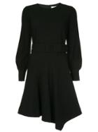 Derek Lam 10 Crosby Flared Belted Dress - Black