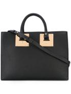 Sophie Hulme - Top Handle Tote - Women - Calf Leather - One Size, Black, Calf Leather