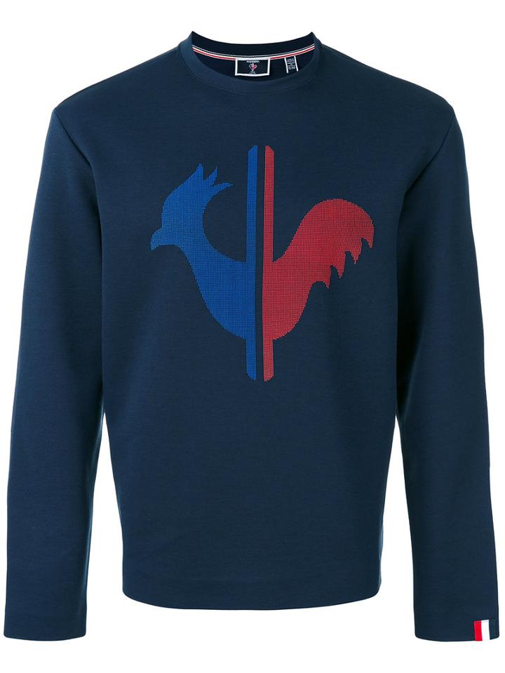 M Herve Rooster Sweatshirt - Men - Cotton/polyester - 50, Blue, Rossignol