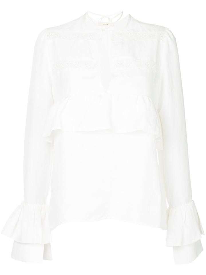 Matin Haarlem Ruffle Blouse - White