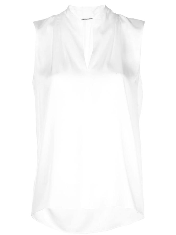 Elie Tahari Sleeveless Blouse - White