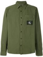 Calvin Klein Jeans Logo Patch Shirt - Green