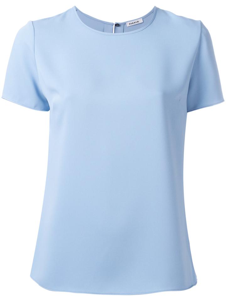 P.a.r.o.s.h. Slit Back T-shirt - Blue