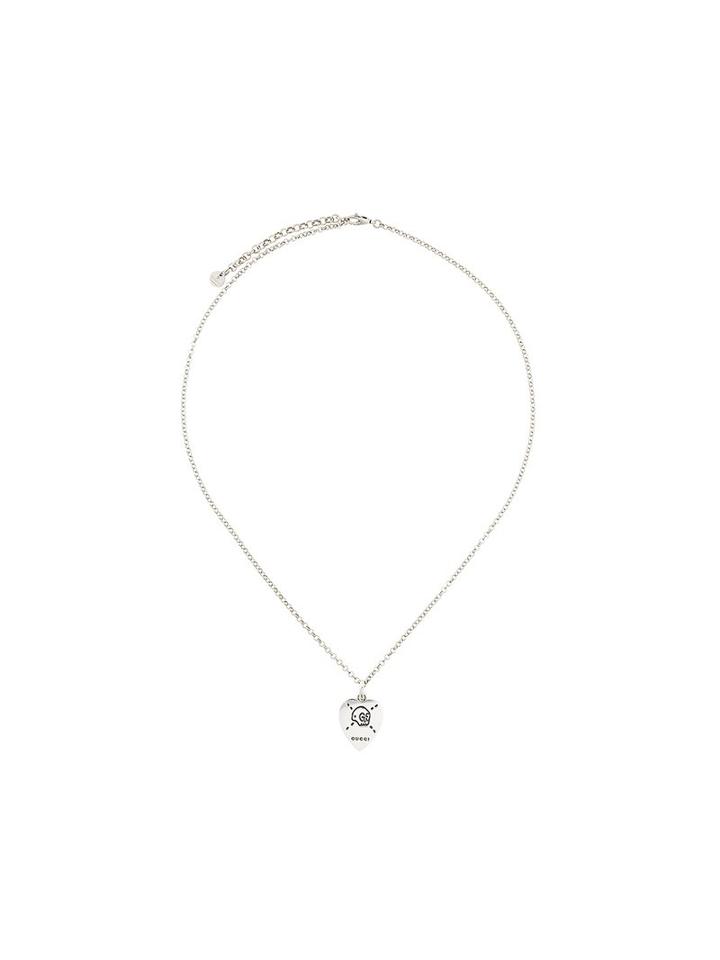 Gucci Guccighost Necklace, Men's, Metallic