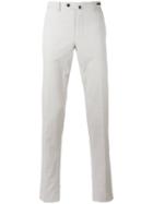 Pt01 - Straight Leg Trousers - Men - Cotton/spandex/elastane - 52, Grey, Cotton/spandex/elastane