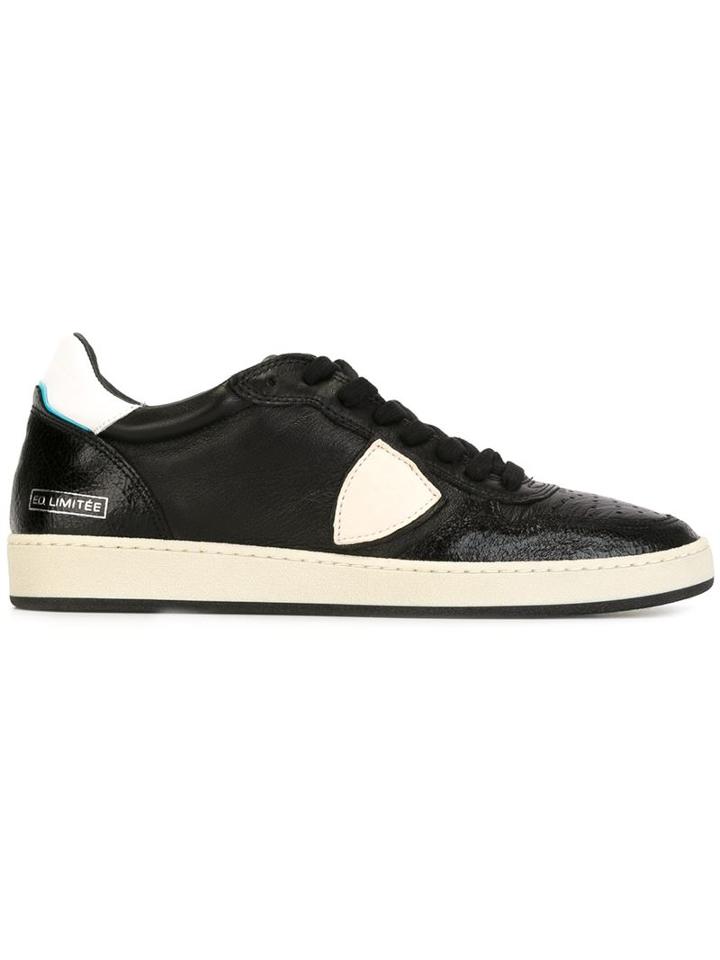 Philippe Model Contrast Logo Patch Sneakers