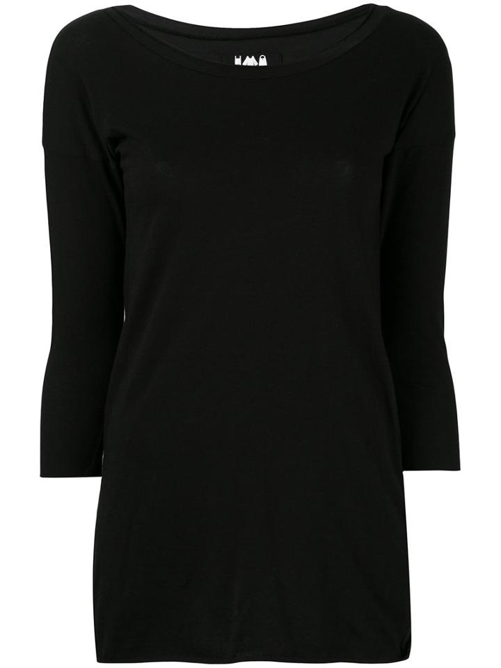 Labo Art - Jersey Top - Women - Cotton/spandex/elastane - 3, Black, Cotton/spandex/elastane