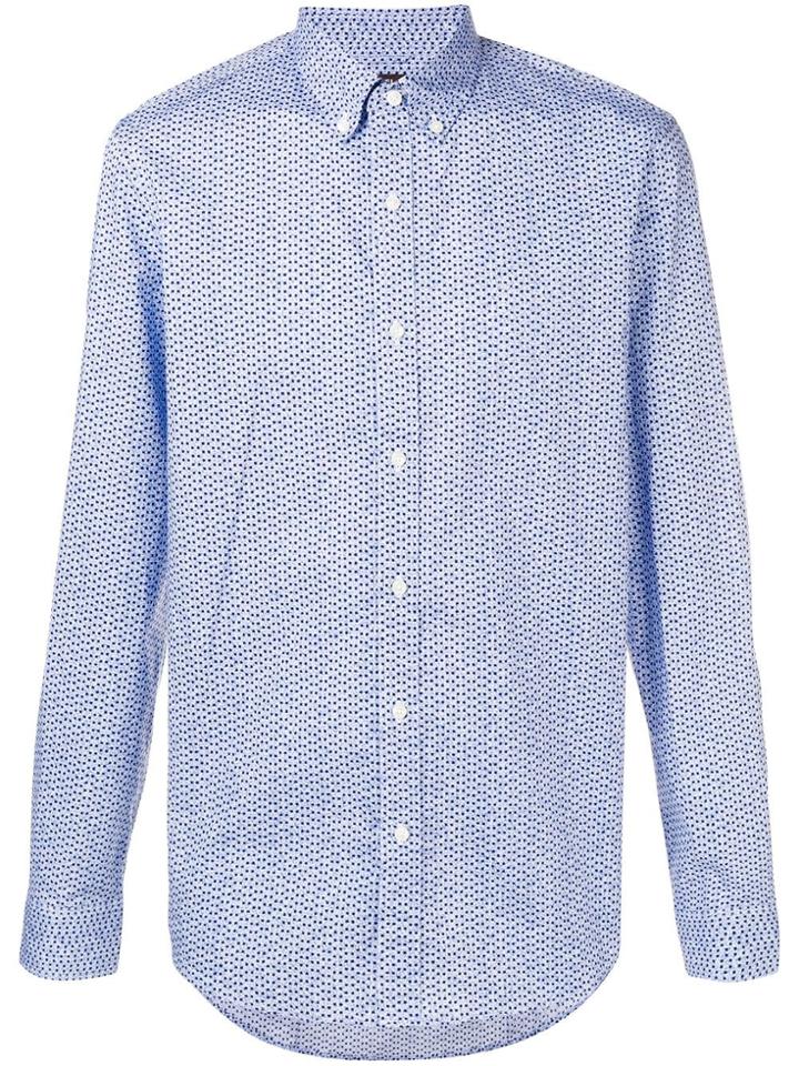 Michael Michael Kors Printed Button Down Shirt - Blue