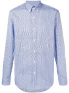 Michael Michael Kors Printed Button Down Shirt - Blue