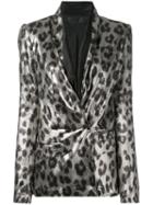 Haider Ackermann - Shawl Collar Blazer - Women - Silk/cotton/polyester/rayon - 38, Black, Silk/cotton/polyester/rayon