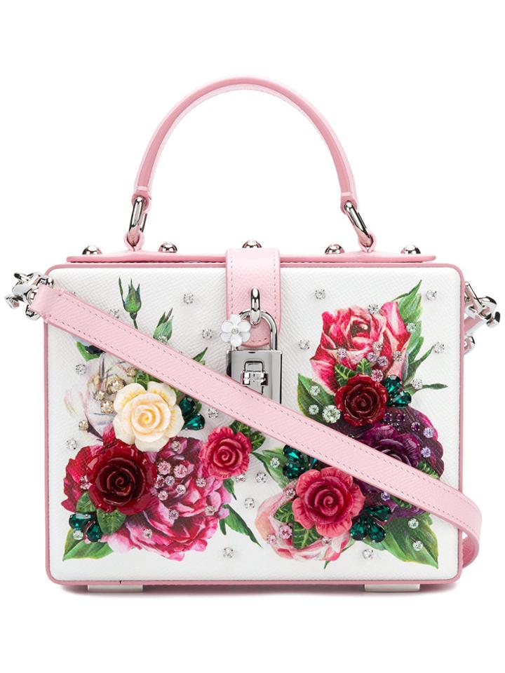 Dolce & Gabbana Dauphine Crossbody Bag - White