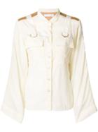 Chloé Military Buckled Shirt - Neutrals