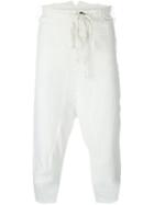 Lost & Found Rooms Tailored Back Pant, Men's, Size: Small, White, Cotton/linen/flax