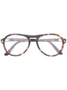 Tom Ford Eyewear 'pilot Shape' Glasses, Brown, Acetate/metal (other)