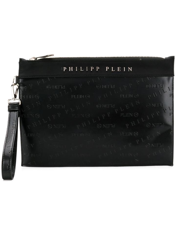 Philipp Plein Zipped Pouch - Black