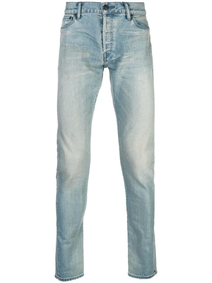 John Elliott Faded Slim Jeans - Blue