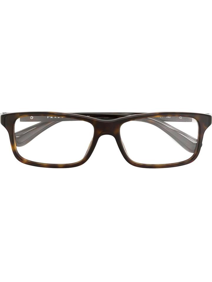 Prada Eyewear Rectangular Frame Glasses