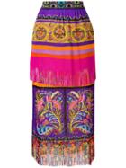 Etro Multi-print Midi Skirt - Multicolour