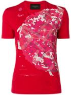 Mr & Mrs Italy Camouflage Print T-shirt - Red