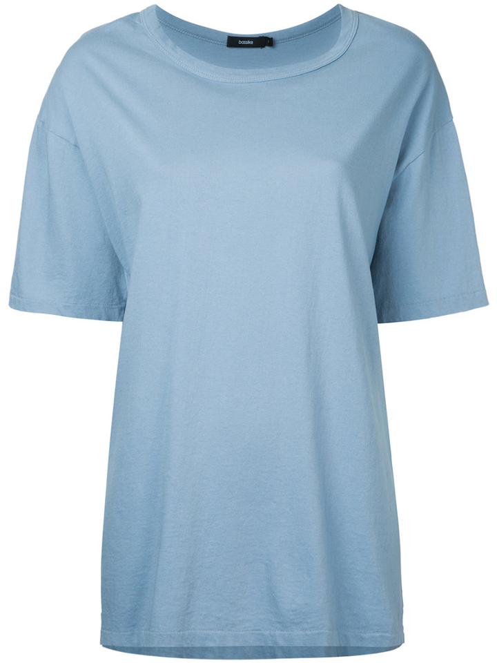 Bassike - Oversized T-shirt - Women - Cotton - S, Blue, Cotton