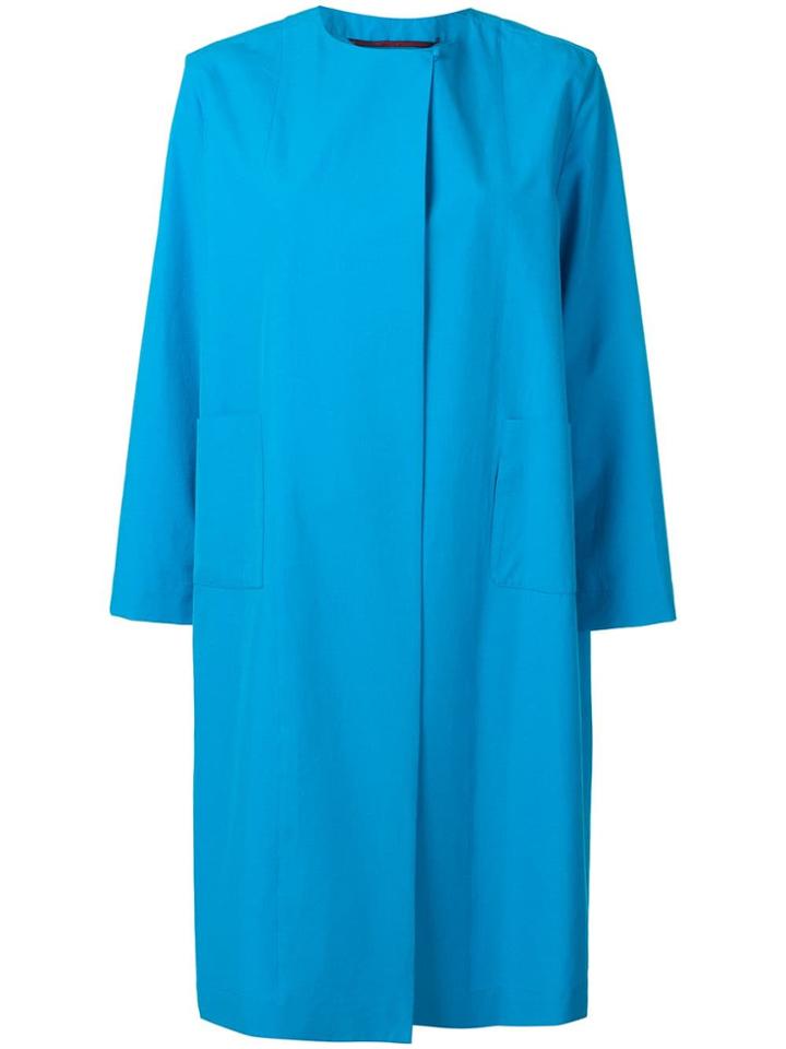 Daniela Gregis Plain Coat - Blue